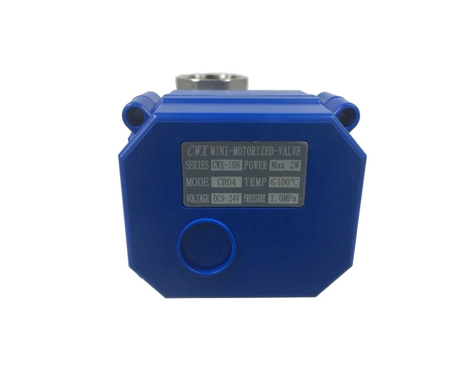 1 szt. Zawór kulowy z napędem 3/4” NPT, DN20, 2-drogowy 12VDC CR04, zawór elektryczny ze stali nierdzewnej Płyn przemysłowy