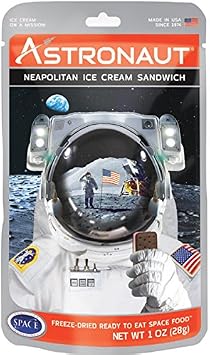 Astronaut Neapolitan Ice Cream Sandwich Pack of 3