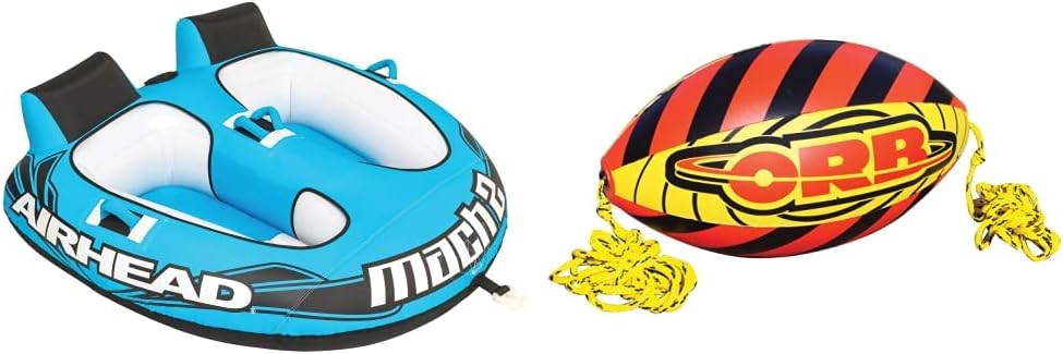 Airhead Mach | Towable Tube for Boating - 1, 2, and 3 Rider Sizes