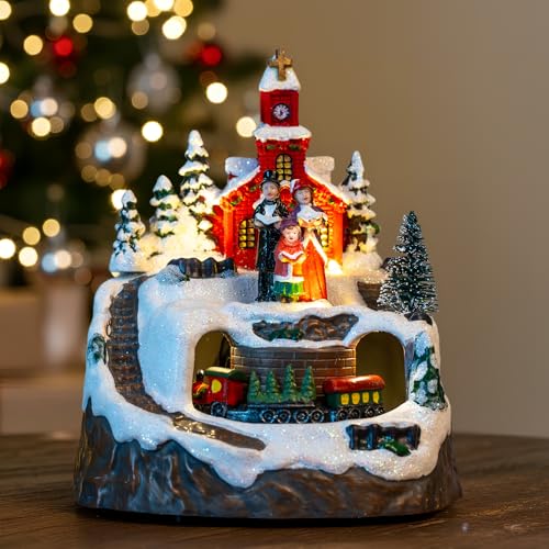 Décoration d'intérieur de Noël à piles et USB pour éviter les câbles visibles sur la table - 7