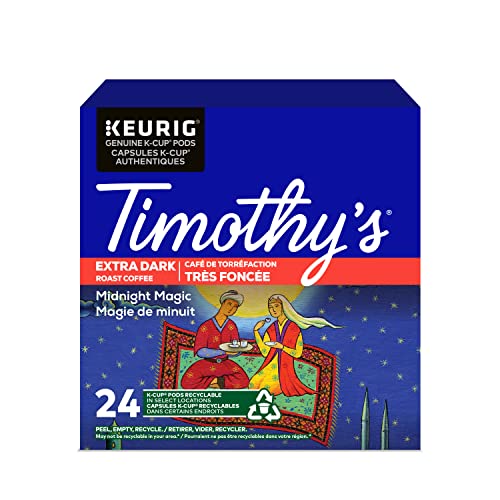 Timothy's World Coffee, Midnight Magic, K-Cup Portion Pack For Keurig K-Cup Brewers 24-Count (Pack Of 2) #TOP2