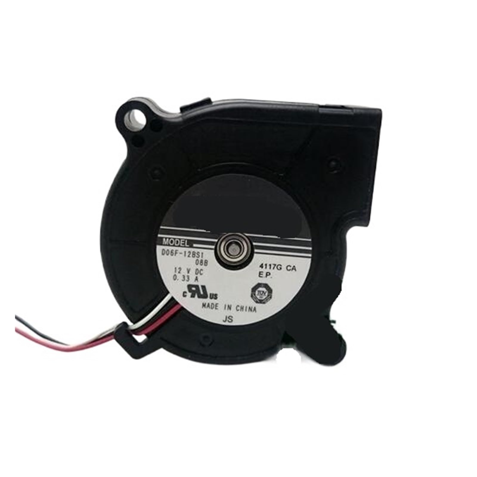 PEQYUACTE D06F-12BS1 08B 60 * 60 * 25 12V 0.33A 3 Wire Double Ball Fan