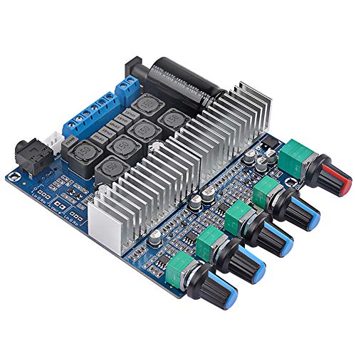 AOSHIKE DC12V-24V 2.1 Channel TPA3116 Subwoofer Amplifier Board High Power Audio Amplifier Board 2x50W+100W (Without Bluetooth)