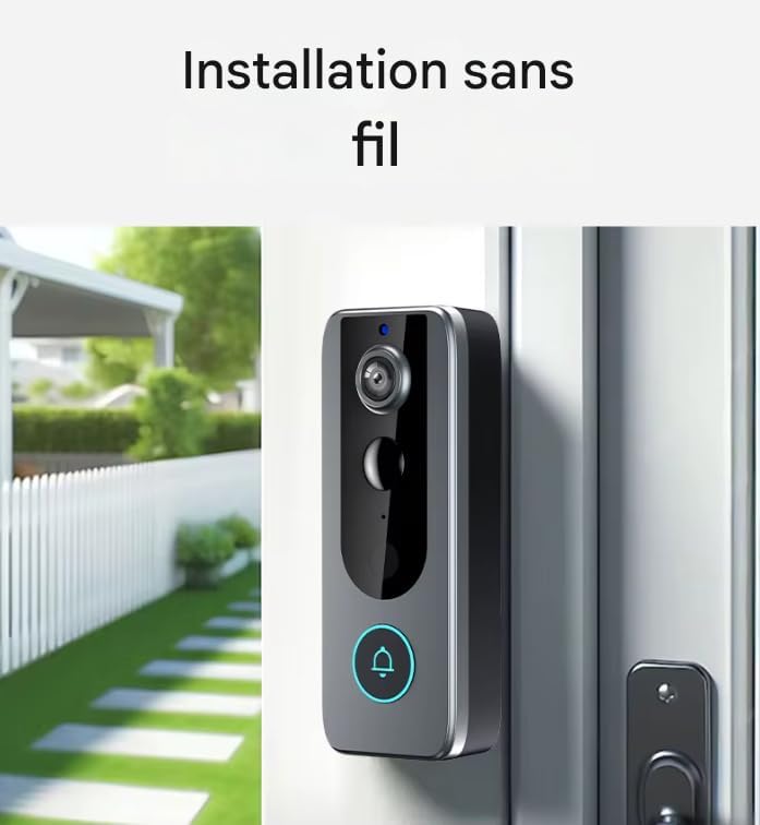 Wireless installation of FIREBOX M20 Video Doorbell on a wall
