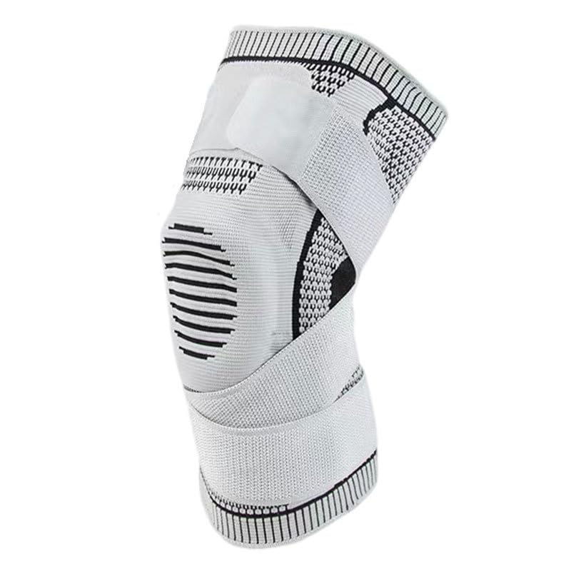 SWZEC Noreliie Aktivlife Kompressions-Kniebandage bei Knieschmerzen und Arthrose Schmerzen(1 Stück Grau,XL(75-95kg))