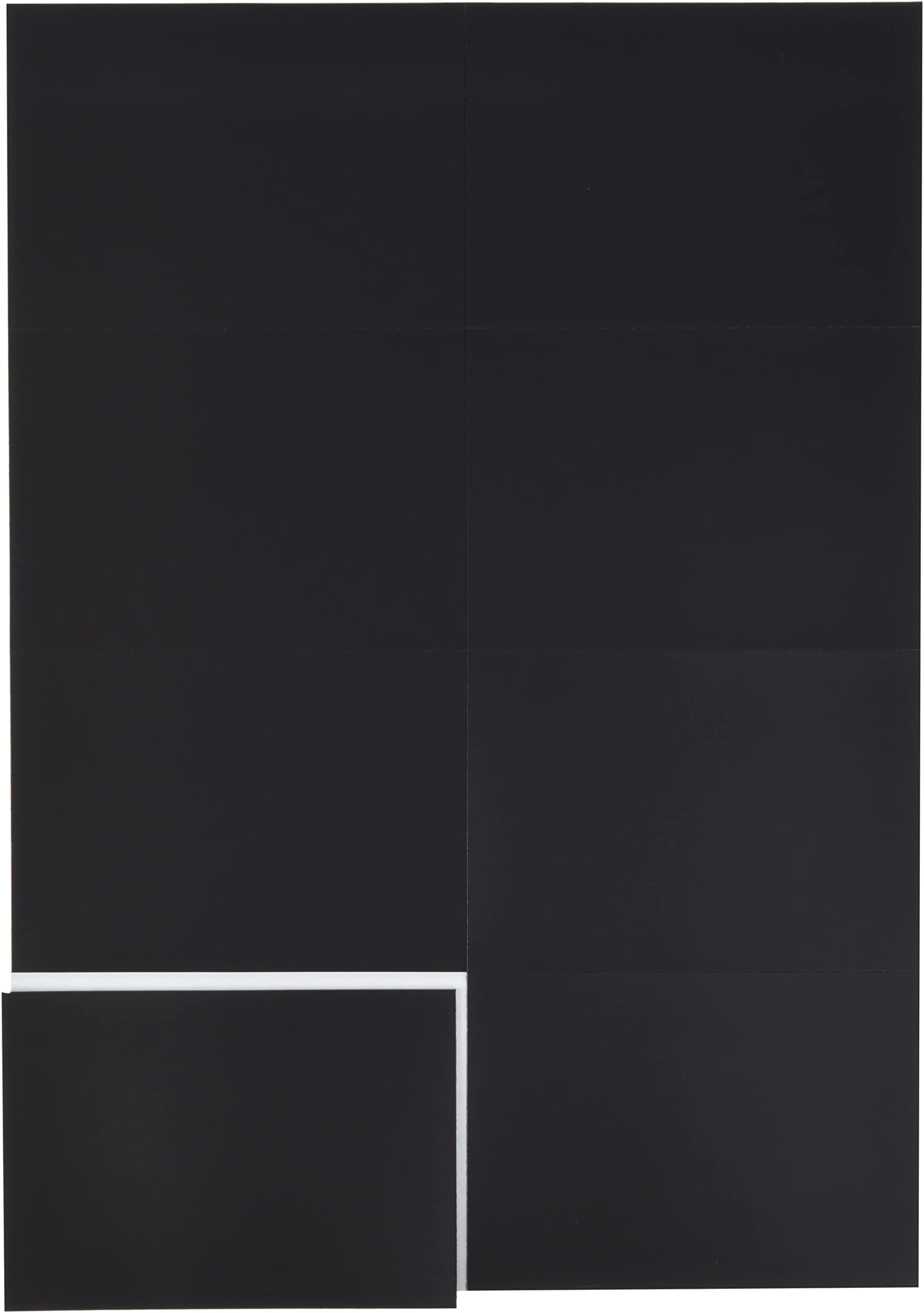 MagFlex® A7 Self Adhesive Flexible Magnetic Rectangles for Creating Magnetic Pictures, Artwork, Signs or Displays - 105mm x 74mm - 8 per A4 Sheet