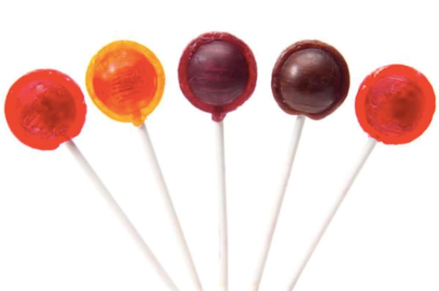Tootsie Pop Lollipop 5-Flavors Hard Candy Outside with Chewy Tootsie Roll Center Bulk (2 Pound)