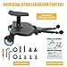 2024 New-Universal Stroller Board Buggy Board with Detachable Seat, 2in1 Sit and Stand Stroller Glider Board for Most Strollers, Holds Children Up to 55 LBs City Mini Stroller Standing Board (Blue)