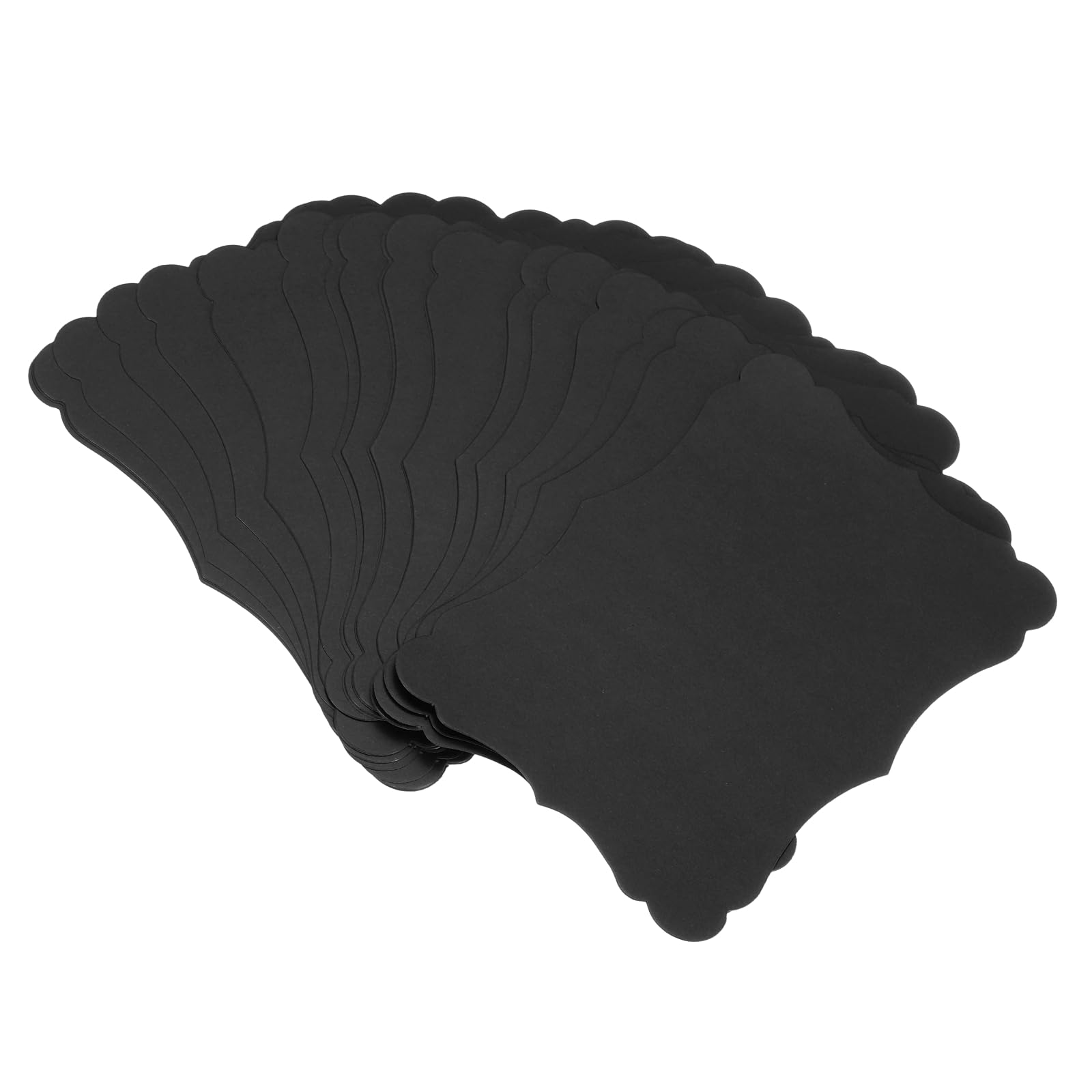 sourcing map 60Pcs Blank Kraft Cards Cardstock, 17.5 x 12.5cm Thick Black