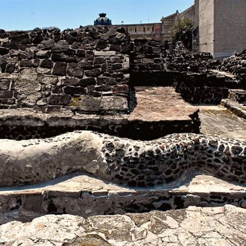 『Mayas y mexicas en la construcción de la civilización mesoamericana (IV): Reyes y dioses. El recinto sagrado de Tenochtitlan』のカバーアート