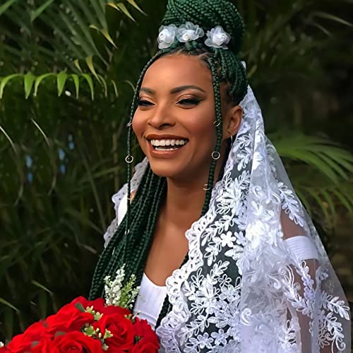 Emerald Green Braiding Hair Pre Stretched Kanekalon Braiding Hair Extension 26 Inch Colored Synthetic Fake Hair For Braiding #TOP1