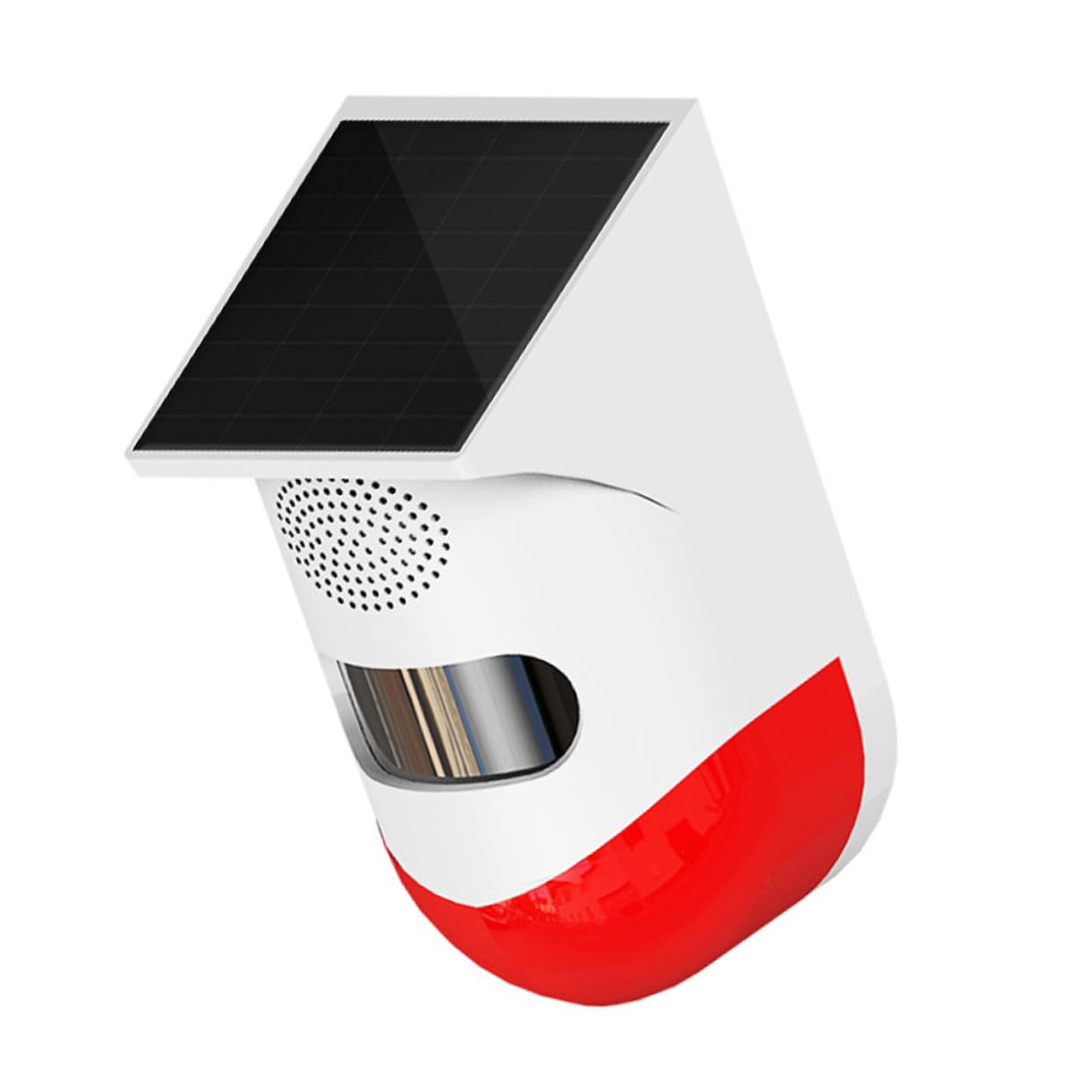 EXCEART Allarme Infrarossi Solare per Esterni Ip67 Sensore di Movimento, Ricarica Solare e Materiale Abs Resistente la Sicurezza Domestica