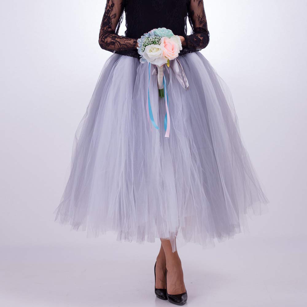 Damen Petticoat Vintage Reifröcke Unterrock für Rockabilly Festliches Kleid