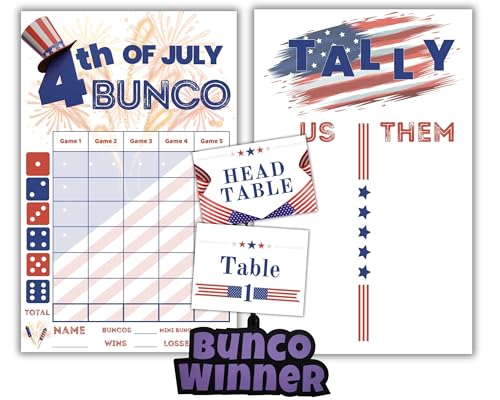 Bunco Prizes & Gifts – Bunco Dice Wine Glass Charms Set of 6 | Bunco Night Door Prizes, Hostess Gift, Game Night Accessories