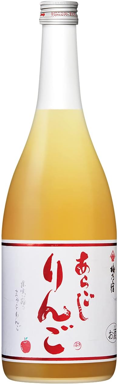 Amazon Co Jp 梅乃宿 あらごしりんご 720ml りんご酒 果実酒 リキュール 日本酒 デザート酒 国産 果肉 果汁 アルコール 7度 お取り寄せ ギフト 贈り物 プレゼント 贈答 手土産 食品 飲料 お酒