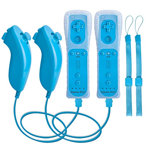 Wii Controller, TechKen Wii Remotes with Motion Plus and Nunchuck Replacements for Nintendo Wii and Wii U Wii Controller, TechKen Wii Remotes with Motion Plus and Nunchuck Replacements for Nintendo Wii and Wii U