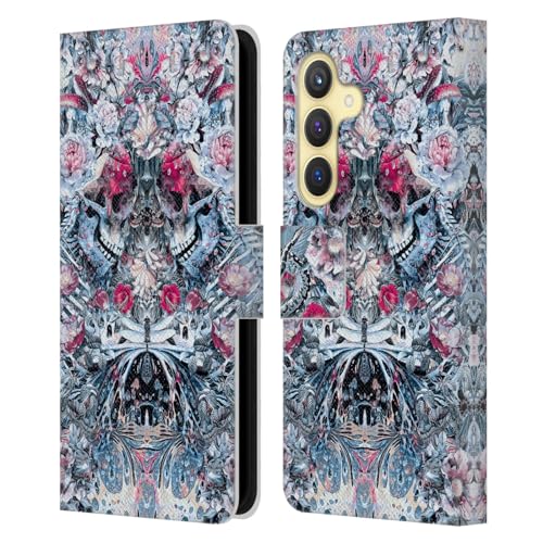 Funda tipo libro Samsung Galaxy S24 5G Head Case Designs con protección integral de cuero