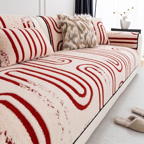 ���؂Ȋ􉽊w�͗l�̃X�g���C�v�\�t�@�J�o�[ - �����s�[�X�̊���~�ߓ~�p�\�t�@�N�b�V�����X���b�v�J�o�[�A�R�[�i�[�p�A���ɗD�����A�􂦂�v���e�N�^�[ C 30*50cm/11.81*19.69in Lumbar Pillow Cover