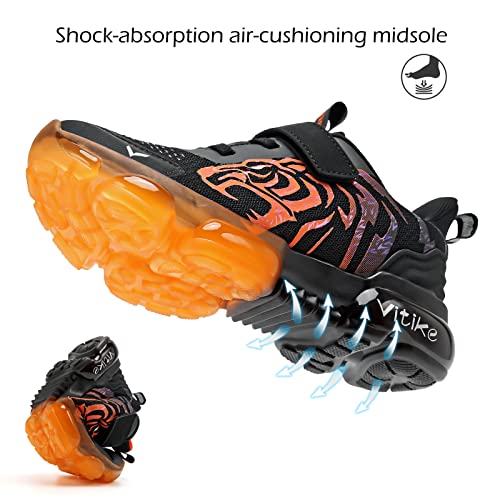 Image of JMFCHI Boys Girls Kids Sneakers Knitted Mesh Running Tennis Athletic Shoes | Breathable,Lightweight,Comfortable,Non-slip,Easy wear,Casual fashion,Indoor outdoor,Gym sport,Daily play,Little /Big Kid