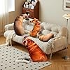 Stepxi Dog Pillow 3D Simulation Dog Shaped Pillow, 19.7" Funny Shiba Inu Plush Pillow Dog Stuffed Animal Pillow Chair Cushion for Home Decor #1