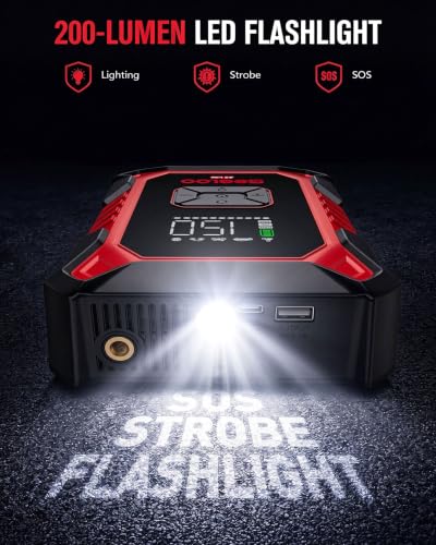 GOOLOO A3 Lite Jump Starter with Air Compressor