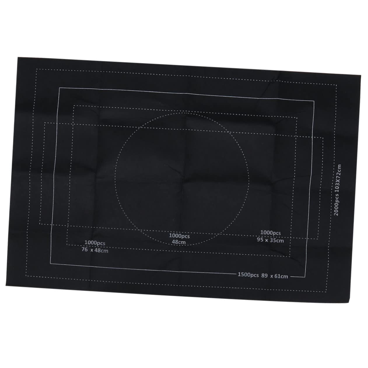 ERINGOGO 2000 Pieces Puzzle Mat 80x118cm Jigsaw Roll Felt Play Mat Portable Puzzle Blanket Inflatable Tube Storage Bag