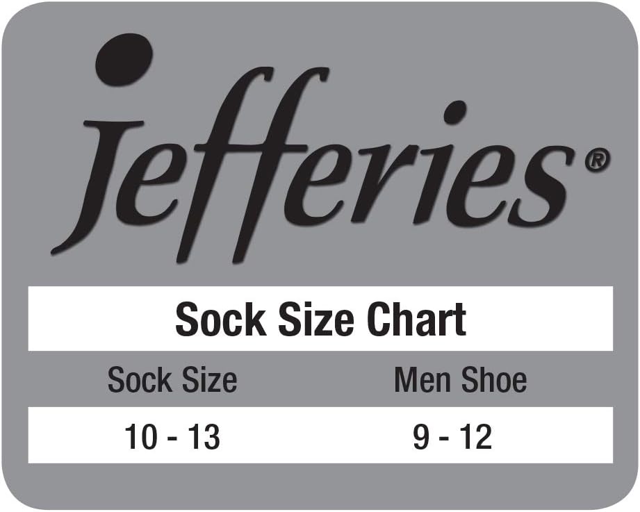 Jefferies Men's Microfiber Nylon Rib Over The Calf Dress Socks 4 Pack