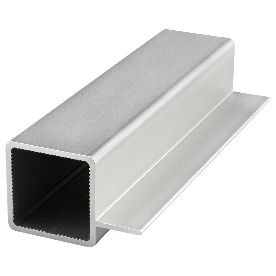 8020, 9005, 1 Inch x 1 Inch 1"x1" Aluminum Quick Frame with Flange QF Tube Profile Grooved Interior Square Frame 80/20 (12" Long)