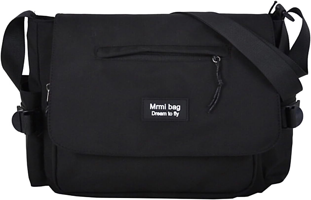 Vintage Messenger Bag Cute Crossbody Bag for Women Men Shoulder Bag Kawaii Purse with Upgraded Feature Travel Essentials