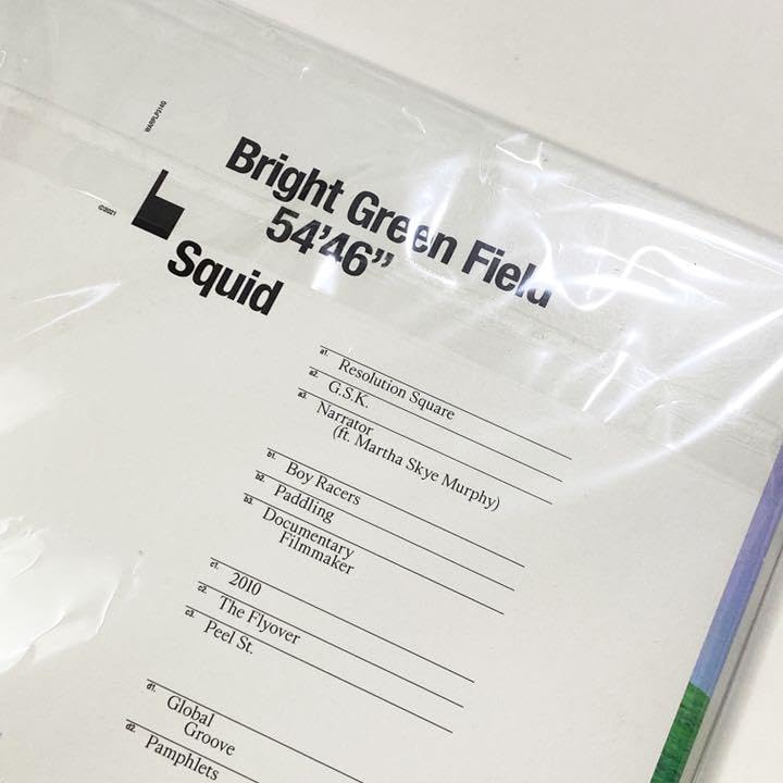 Amazon.co.jp: 直筆サイン入り レコードSquid Bright Green Field