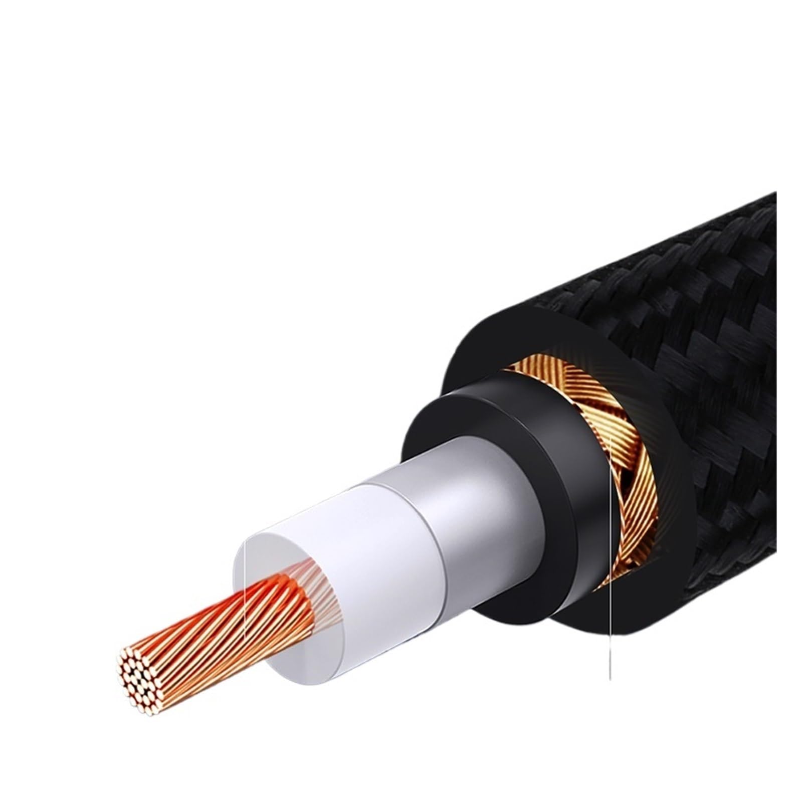 Cavo Coassiale Audio Digitale 75Ω Cavo Audio Stereo Hi-End Rca A Rca Maschio SPDIF Cavo Coassiale For Proiettore DVD Altoparlante TV(10m)