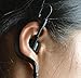 HYS 2.5mm Receiver/Listen Only Earphone TC-617 G Shape Soft Flexible Ear Hook Earpiece Headset for Two-Way Radios, Transceivers and Radio Speaker Mics Jacks