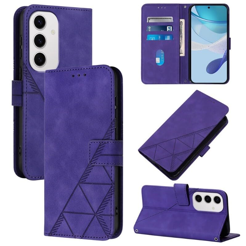 Étui compatible avec Samsung Galaxy S24 violet protection intégrale