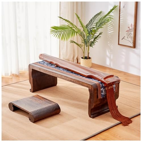 Mesa baja plegable para asientos de suelo, mesa de centro japonesa, mesa de té multifuncional con taburete