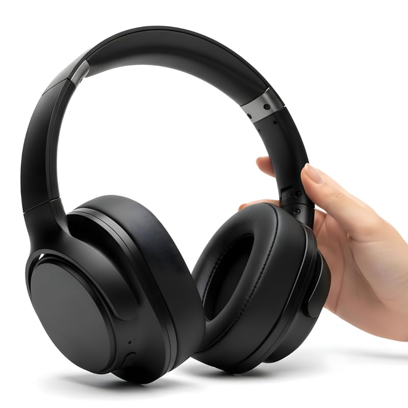 Drumstone 𝟏𝟓 𝐘𝐞𝐚𝐫𝐬 𝐆𝐮𝐚𝐫𝐚𝐧𝐭𝐞𝐞 Bluetooth Headphones with High-Definition Audio, Adjustable Headband, 20H Playtime, Quick Charging, Foldable Compact Design & for Daily Use.-image-17