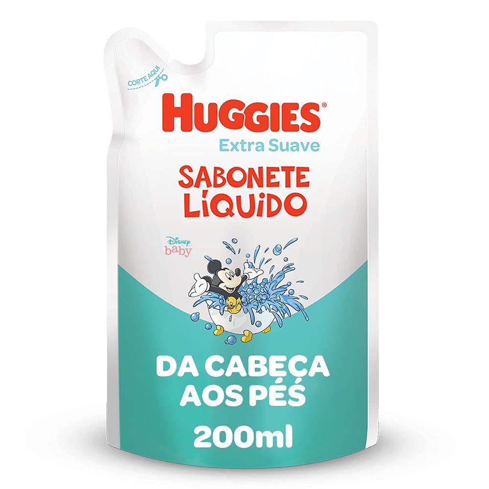 Huggies Extra Suave - Sabonete Líquido Refil, 200ml