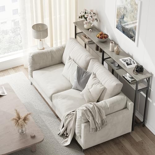 Mesa consola estrecha de 180 cm ideal para aprovechar el pasillo y el espacio detrás del sofá 3