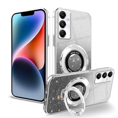 Coque Samsung A36 5G transparente silicone anti-chute avec bague pour éviter les casses
