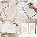 Premium Velvet Hardcover Wedding Vow Books Set of 2 (5.9” x 8.3”) with Display Frame - Insert & Frame Your Written Vows - Gold Foil Lettering - “To My Wife” & “To My Husband” - Includes Keepsake Box