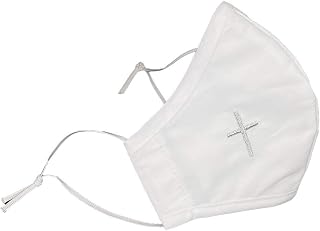 Pink Princess First Communion Face Mask for Kids - 100% Cotton Boys and Girls Masks - Made in USA