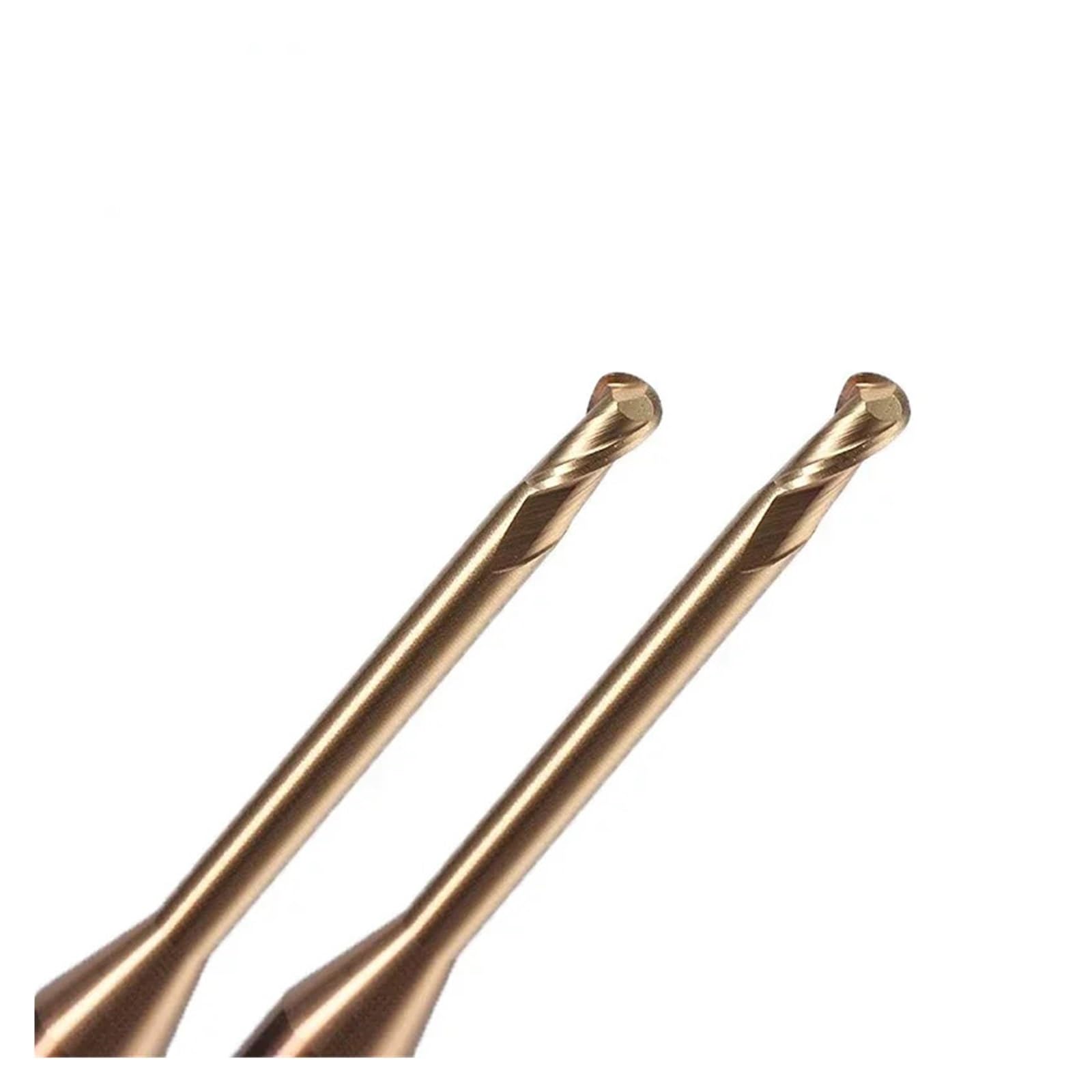 Frezy kulowe Frezarka HRC55 Bardzo długi frez kulisty 2 ostrza Narzędzia do obróbki drewna Obróbka wykańczająca CNC Warsztat(DLC,R1.25x20x4x50mm)
