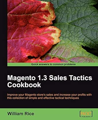 Magento 1.3 Sales Tactics Cookbook book cover