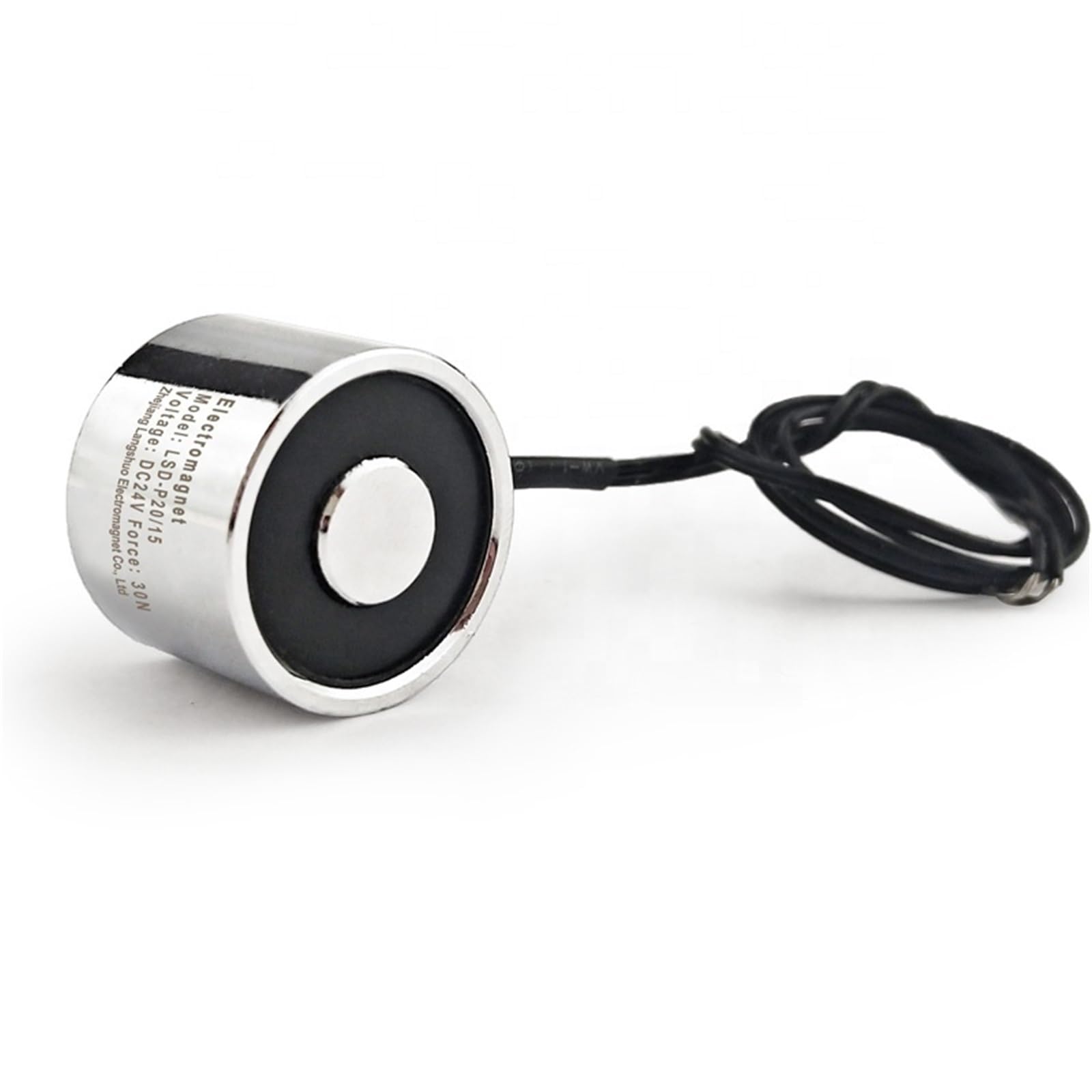 Électroaimant rond 3 kg aimant de levage pour tri de pièces métalliques 30N