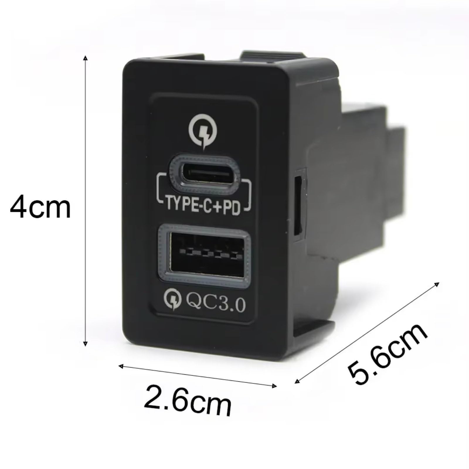 Enchufe USB De Consola Compatible Con Suzuki Para SX4 Para Coche Swift Rápido Para Cargador Para TYPE-C PD Enchufe Interfaz Potencia Salida Carga Partes Coche