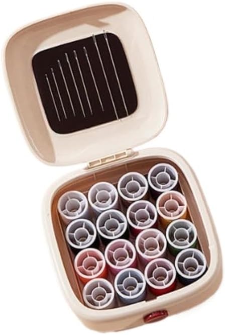 MVNOIRE Needle Thread Box Home Use Wedding Preparation Accessory Magnetic Suction Sewing Patching Bag Set