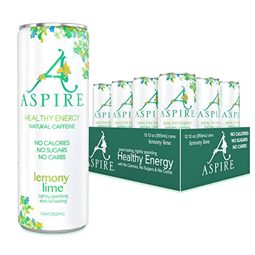 ASPIRE Healthy Energy Drink: Refreshingly Tangy Lemony Lime Flavor