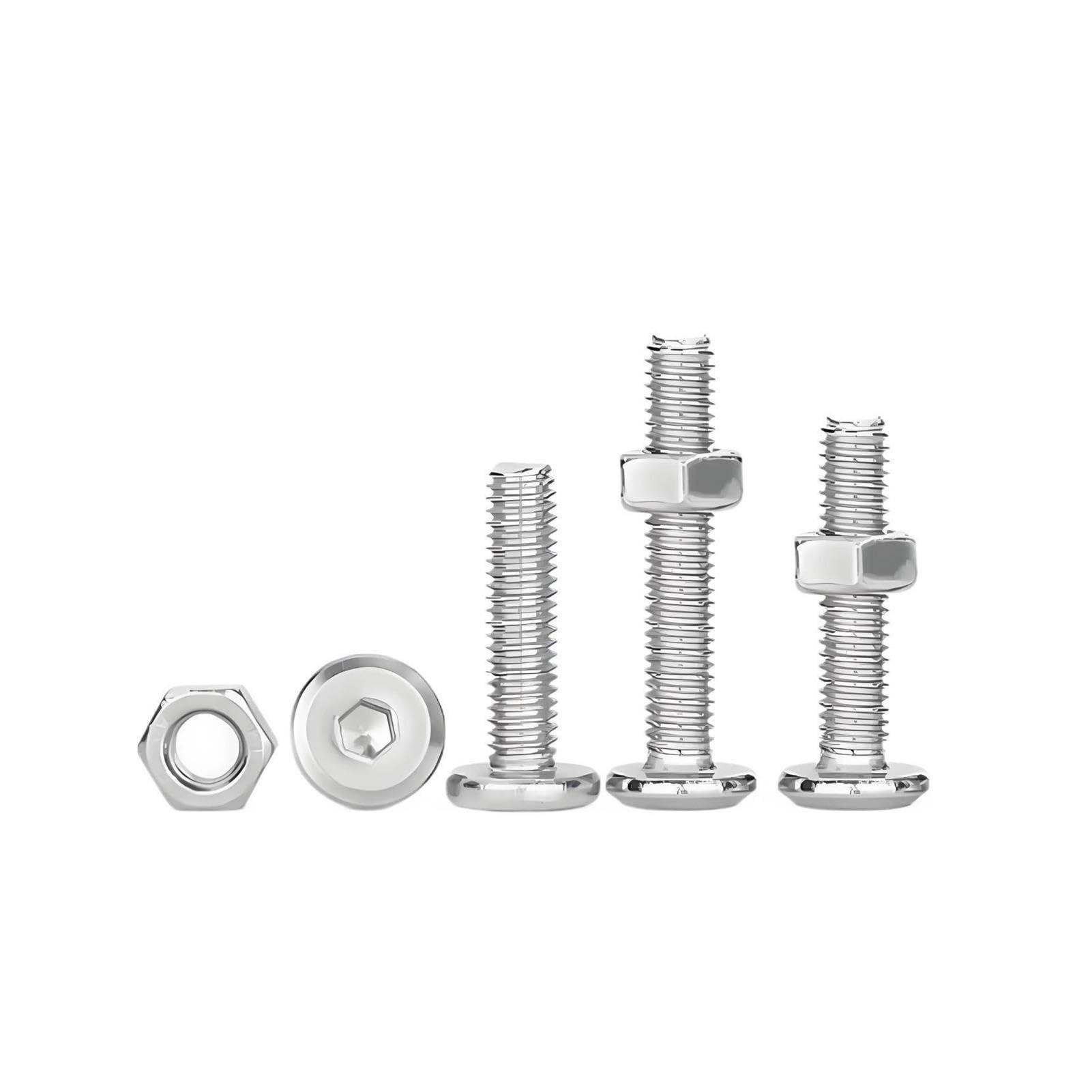 Tornillo Cabeza Plana Grande Hexagonal Acero 304