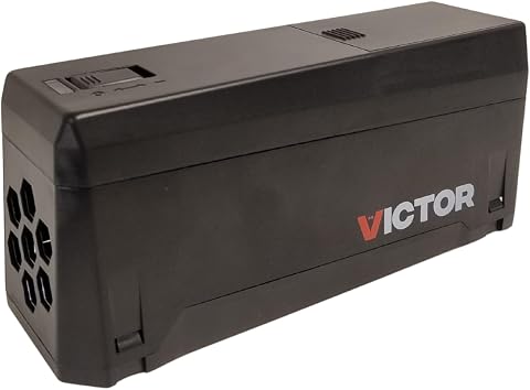 PROTECT HOME Elektronische Rattenfalle 6000 Volt, sauber und sicher gegen Ratten, effektive und giftfreie Rattenbekämpfung, 1 Falle
