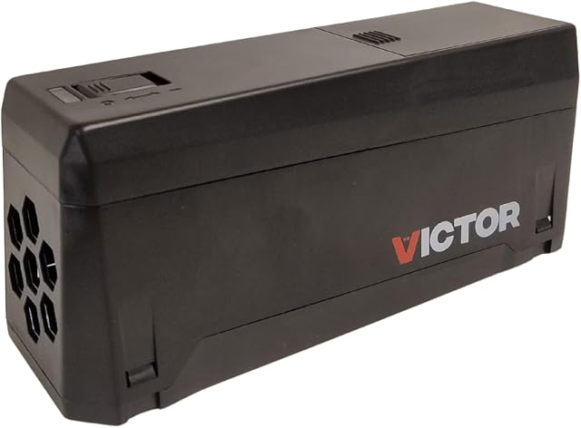 PROTECT HOME Elektronische Rattenfalle 6000 Volt, sauber und sicher gegen Ratten, effektive und giftfreie Rattenbekämpfung, 1 Falle