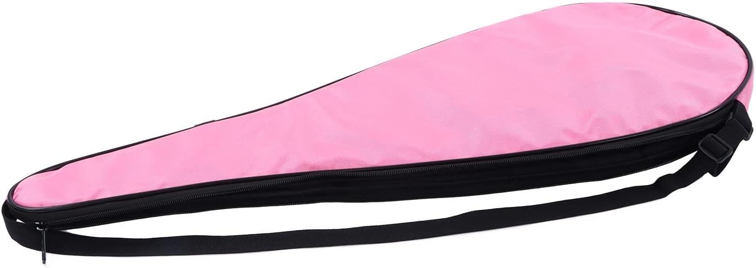 VomekoSquash Racquet Cover Bag,Single Tennis Racket Cover,Lightweight Padded Racket Carrying Bag with Adjustable Shoulder Strap,for Men, Women, Youth and Adults